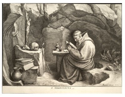 Der heilige Franziskus von Wenceslaus Hollar